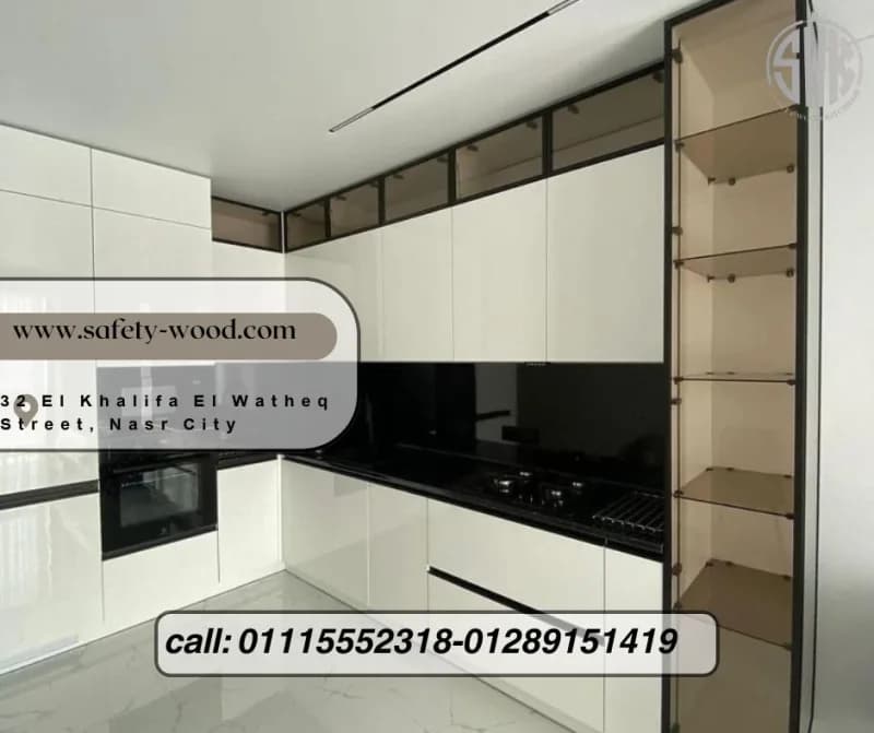 أفضل ألوان المطابخ المودرن لهذا العام SAFETY WOOD للمطابخ والدريسنج روم 📞 - في مدينة نصر