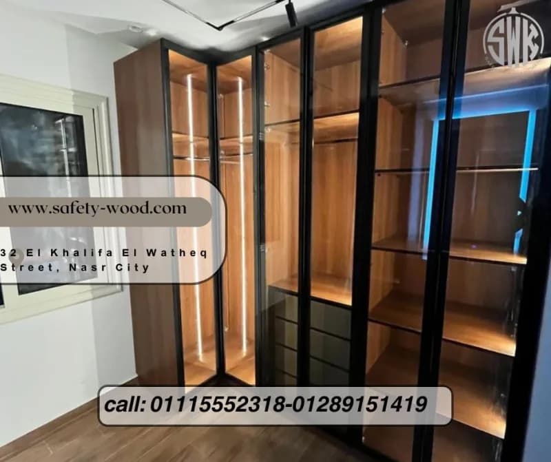 شركة متخصصة في تفصيل دريسنج روم مودرن | SafetyWood للمطابخ والدريسنج روم 📞 -