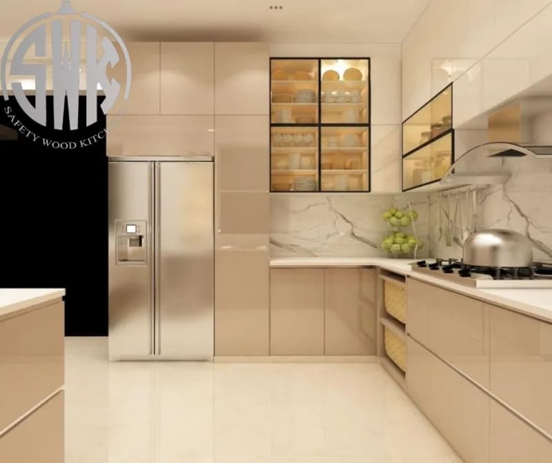 🔥 لو بتحبي المطابخ اللامعة… UV Lac اختيارك المثالي من SAFETY WOOD 📞 - في مدينة نصر