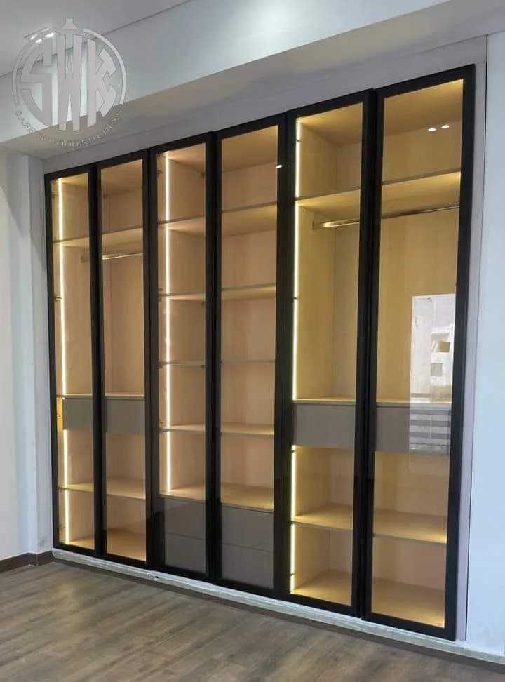 أفكار دريسنج روم للمساحات الصغيرة | استغلال المساحة بذكاء SAFETY WOOD للمطابخ والدريسنج روم 📞 -